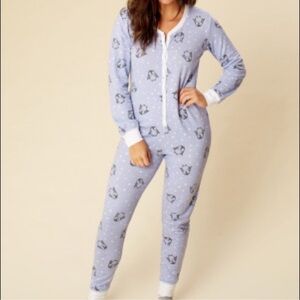 Alterd State Penguin 🐧 One Piece Jumpsuit Bodysuit Size Medium Blue